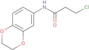 3-chloro-n-(2,3-dihydro-1,4-benzodioxin-6-yl)propanamide