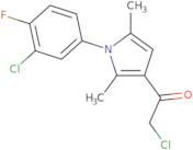 2-chloro-1-[1-(3-chloro-4-fluorophenyl)-2,5-dimethyl-1h-pyrrol-3-yl]-1-ethanone