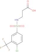 n-{[4-chloro-3-(trifluoromethyl)phenyl]sulfonyl}-β-alanine