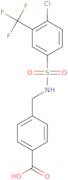 4-[({[4-chloro-3-(trifluoromethyl)phenyl]sulfonyl}amino)methyl]benzoic acid