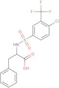 n-{[4-chloro-3-(trifluoromethyl)phenyl]sulfonyl}phenylalanine