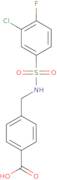 4-({[(3-chloro-4-fluorophenyl)sulfonyl]amino}methyl)benzoic acid