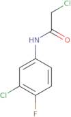 2-chloro-n-(3-chloro-4-fluorophenyl)acetamide