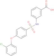 3-[4-(2-chlorophenoxy)phenylsulfonamido]benzoic acid