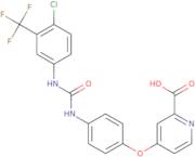 4-[4-({[4-chloro-3-(trifluoromethyl)phenyl]carbamoyl}amino)phenoxy]pyridine-2-carboxylic acid