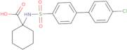 1-{[(4'-chloro[1,1'-biphenyl]-4-yl)sulfonyl]amino}cyclohexanecarboxylic acid