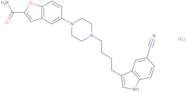 5-[4-[4-(5-Cyanoindol-3-yl)butyl]piperazin-1-yl]benzofuran-2-carboxamide hydrochloride