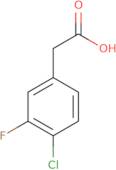 4-Chloro-3-fluorophenylacetic acid