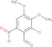 2-Chloro-3,4-dimethoxy-6-nitrobenzaldehyde