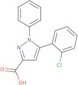 3-Carboxy-5-(2-chlorophenyl)-1-phenylpyrazole