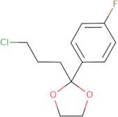 2-(3-Chloroprop-1-yl)-2-(4-fluorophenyl)-1,3-dioxolane