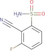 2-Cyano-3-fluorobenzenesulfonamide