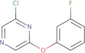 2-Chloro-6-(3-fluorophenoxy)pyrazine