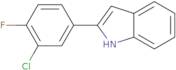 2-(3-Chloro-4-fluorophenyl)-1H-indole