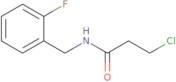 3-Chloro-N-(2-fluorobenzyl)propanamide