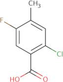 2-Chloro-5-fluoro-4-methyl-benzoic acid