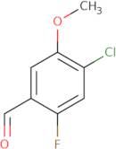 4-Chloro-2-fluoro-5-methoxybenzaldehyde