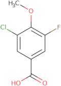 3-Chloro-5-fluoro-4-methoxybenzoic acid