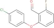 2-(4-Chlorophenoxy)-6-fluorobenzaldehyde