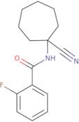 N-(1-Cyanocycloheptyl)-2-fluorobenzamide