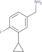 3-Cyclopropyl-4-fluorobenzenemethanamine