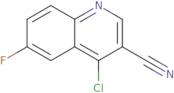 4-Chloro-6-fluoro-3-quinolinecarbonitrile