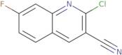 2-Chloro-7-fluoro-3-quinolinecarbonitrile