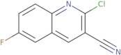 2-Chloro-6-fluoro-3-quinolinecarbonitrile