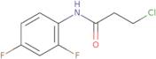 3-Chloro-N-(2,4-Difluorophenyl)Propanamide