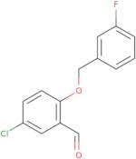 5-Chloro-2-[(3-fluorobenzyl)oxy]benzaldehyde