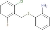 2-[(2-Chloro-6-fluorobenzyl)sulfanyl]aniline