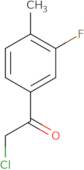 2-Chloro-1-(3-fluoro-4-methylphenyl)ethanone