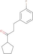 1-Cyclopentyl-3-(3-fluorophenyl)-1-propanone
