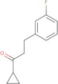 1-Cyclopropyl-3-(3-fluorophenyl)-1-propanone