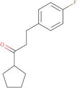 1-Cyclopentyl-3-(4-fluorophenyl)-1-propanone