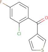 (2-Chloro-4-fluorophenyl)(3-thienyl)methanone