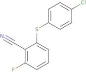 2-[(4-Chlorophenyl)Thio]-6-Fluoro-Benzonitrile
