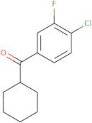 (4-Chloro-3-fluorophenyl)(cyclohexyl)methanone