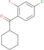 (4-Chloro-2-fluorophenyl)(cyclohexyl)methanone