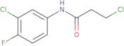 3-Chloro-N-(3-Chloro-4-Fluorophenyl)Propanamide