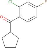 (2-Chloro-4-fluorophenyl)(cyclopentyl)methanone