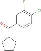 (4-Chloro-3-fluorophenyl)(cyclopentyl)methanone