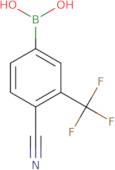 [4-cyano-3-(trifluoromethyl)phenyl]boronic acid