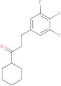 1-Cyclohexyl-3-(3,4,5-trifluorophenyl)-1-propanone