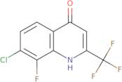 7-Chloro-8-fluoro-2-(trifluoroMethyl)quinolin-4-ol