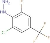 2-Chloro-6-fluoro-4-(trifluoromethyl)phenylhydrazine
