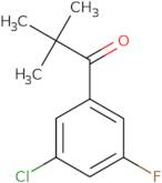 1-(3-Chloro-5-fluorophenyl)-2,2-dimethyl-1-propanone