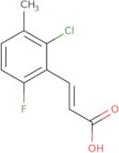 (2E)-3-(2-Chloro-6-Fluoro-3-Methylphenyl)Acrylic Acid