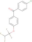 4-Chloro-[4'-(1,1,2,2-Tetrafluoroethoxy)]Benzophenone