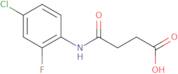 4-[(4-Chloro-2-fluorophenyl)amino]-4-oxobutanoic acid